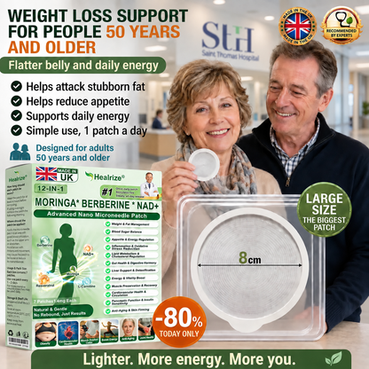 🍊𝑶𝒇𝒇𝒊𝒄𝒊𝒂𝒍 𝑺𝒕𝒐𝒓𝒆🇬🇧🍊|👨‍⚕️ 𝐇e𝐚l𝐫i𝐳e®𝟏2-i𝐧-𝟏 M𝐨r𝐢n𝐠a * B𝐞r𝐛e𝐫i𝐧e * N𝐀D+ 𝐀d𝐯a𝐧c𝐞d N𝐚n𝐨 𝐌i𝐜r𝐨n𝐞e𝐝l𝐞 𝐏a𝐭c𝐡 (𝐎𝐧𝐜𝐞 𝐃𝐚𝐢𝐥𝐲, 𝐯𝐢𝐬𝐢𝐛𝐥𝐞 𝐜𝐡𝐚𝐧𝐠𝐞𝐬 𝐢𝐧 𝟕 𝐝𝐚𝐲𝐬）🍊F𝐨r 𝐎𝐛𝐞𝐬𝐢𝐭𝐲, 𝐋o𝐨s𝐞 𝐒k𝐢n, 𝐃𝐢𝐚𝐛𝐞𝐭𝐞𝐬, 𝐒𝐥𝐞𝐞𝐩 𝐀𝐩𝐧𝐞𝐚, 𝐀𝐧𝐝 𝐉𝐨𝐢𝐧𝐭 𝐈𝐬𝐬𝐮𝐞𝐬𝐬🍊